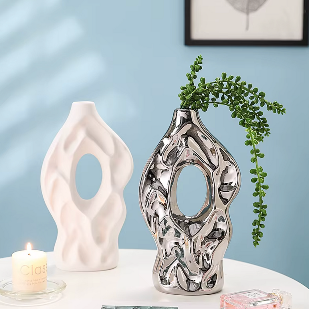 Vase à Fleurs en Céramique Design et Moderne