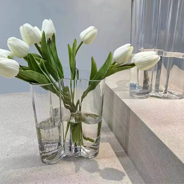 Vase en Verre Luxueux | Moderne et Décoratif