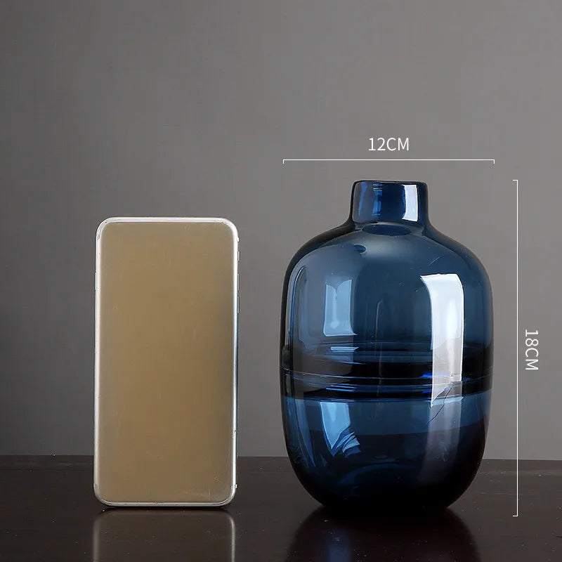 Vase à Fleurs en Verre Transparent | Design Moderne et Élégant