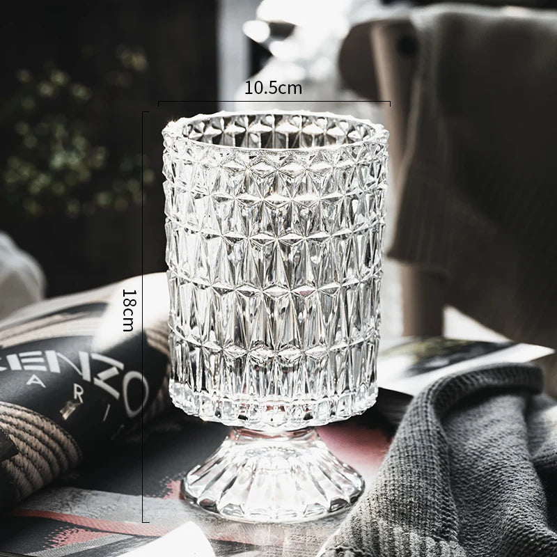 Vase en Verre Style Français | Élégant et Décoratif