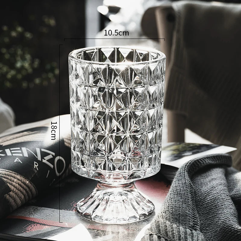 Vase en Verre Style Français | Élégant et Décoratif