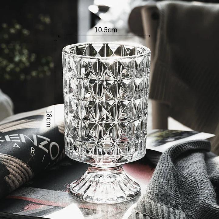 Vase en Verre Style Français | Élégant et Décoratif