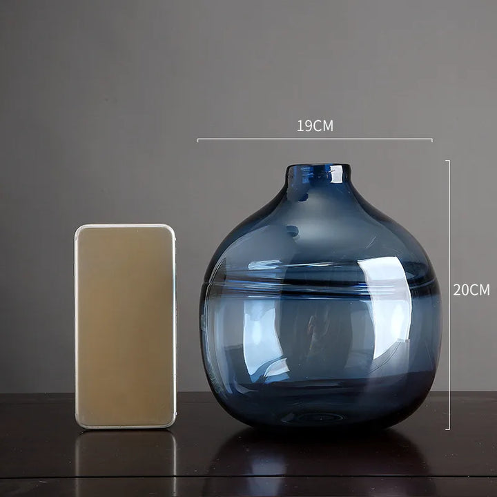 Vase à Fleurs en Verre Transparent | Design Moderne et Élégant