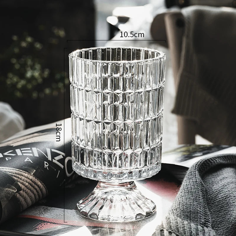 Vase en Verre Style Français | Élégant et Décoratif