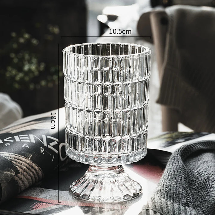 Vase en Verre Style Français | Élégant et Décoratif