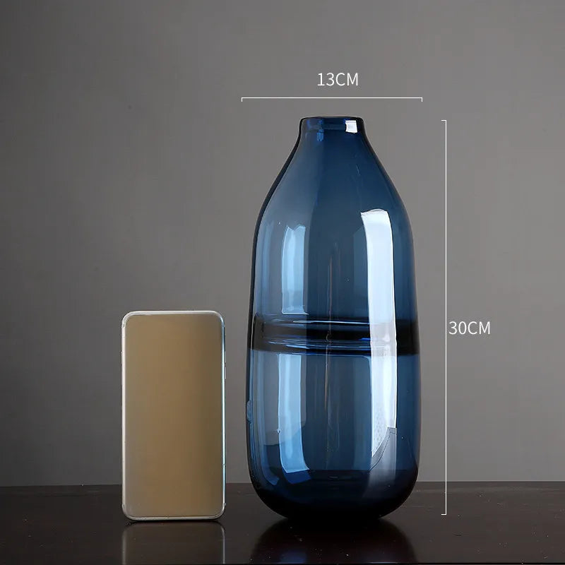 Vase à Fleurs en Verre Transparent | Design Moderne et Élégant