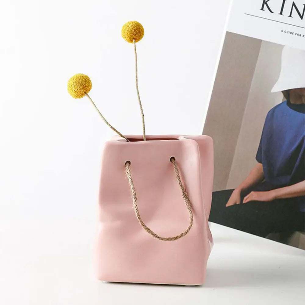 Petit Vase en Céramique | Sac à Main