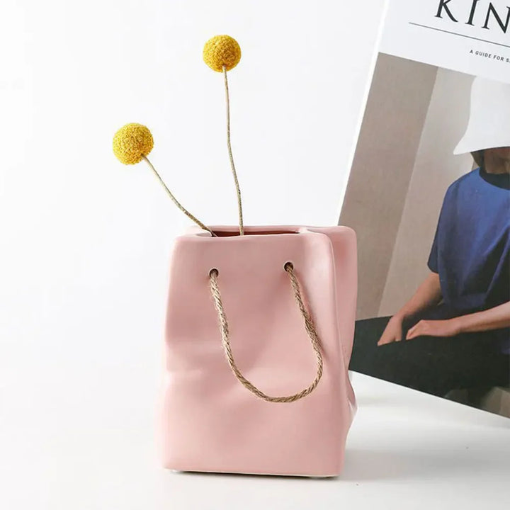 Petit Vase en Céramique | Sac à Main