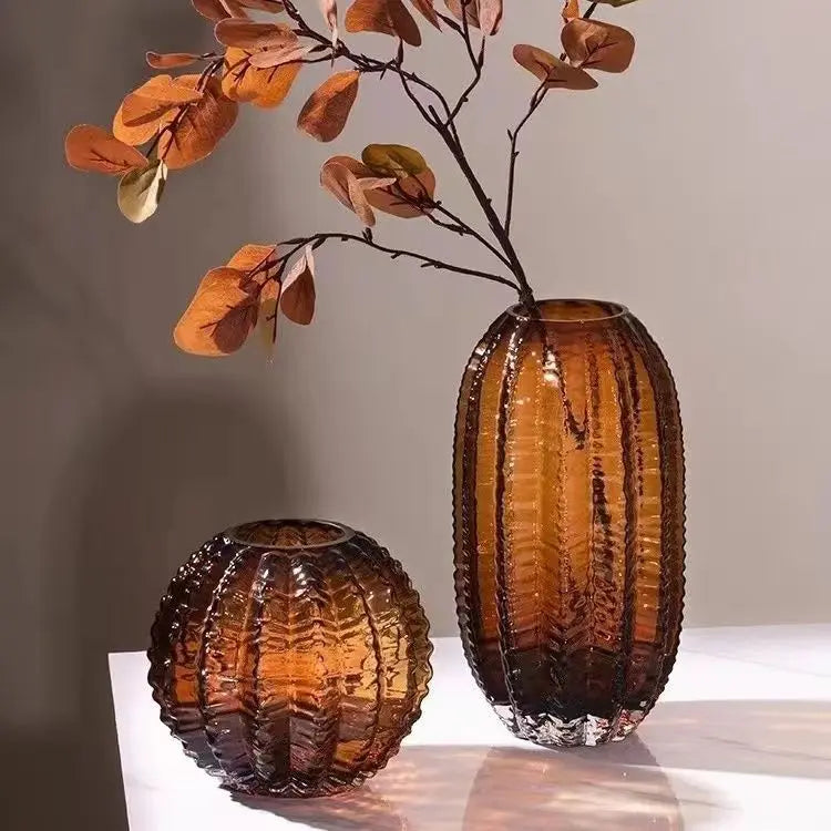 Vase en Verre Haut de Gamme | Éclat Luxueux et Design Moderne