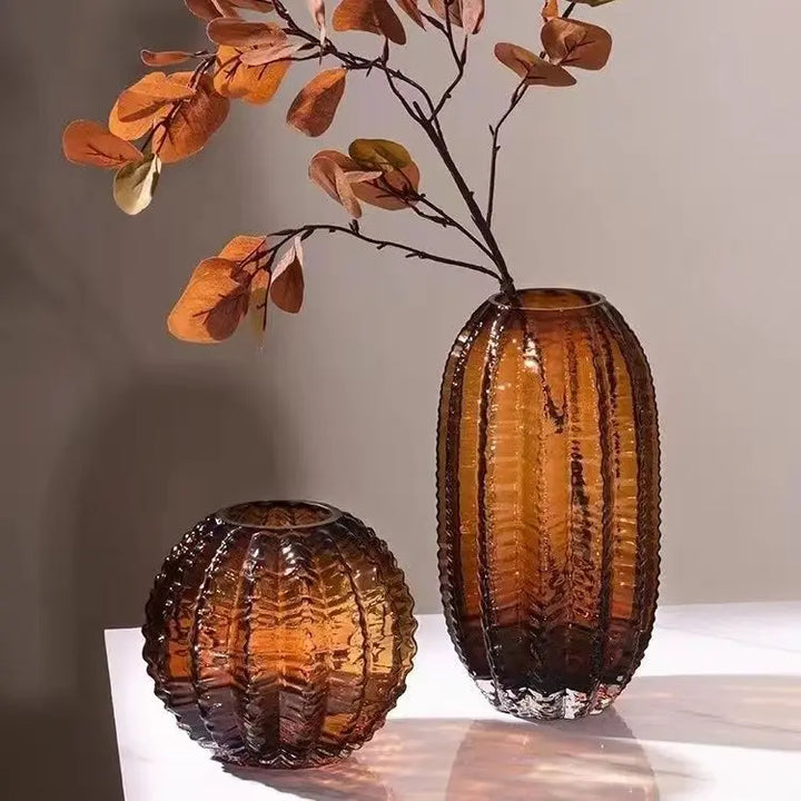 Vase en Verre Haut de Gamme | Éclat Luxueux et Design Moderne