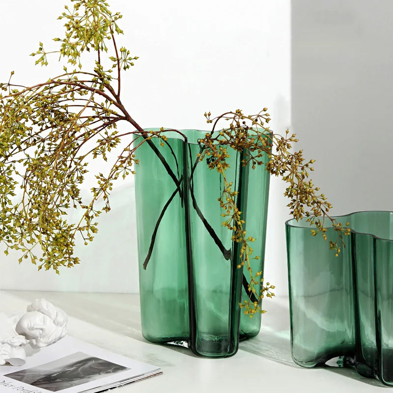 Vase en Verre Luxueux | Moderne et Décoratif