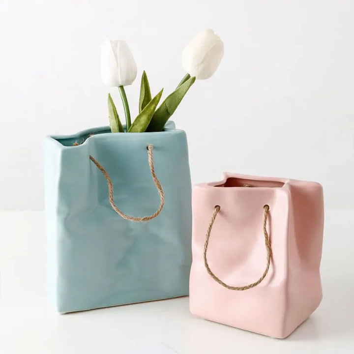 Petit Vase en Céramique | Sac à Main