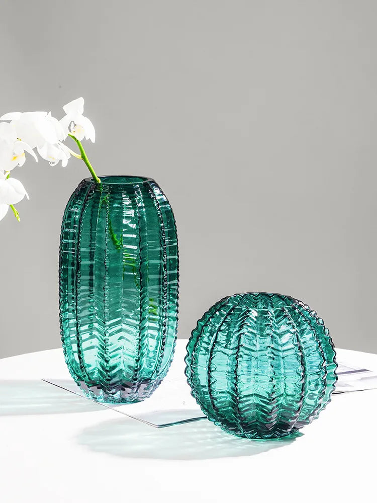 Vase en Verre Haut de Gamme | Éclat Luxueux et Design Moderne