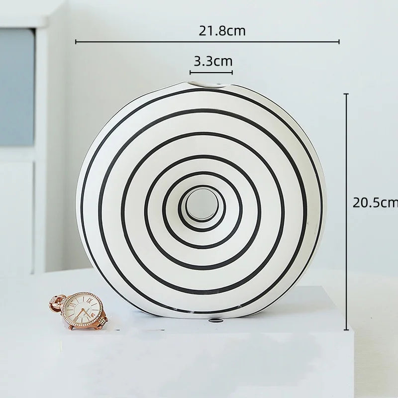 Vase Soliflore Pampa Blanc Zèbre