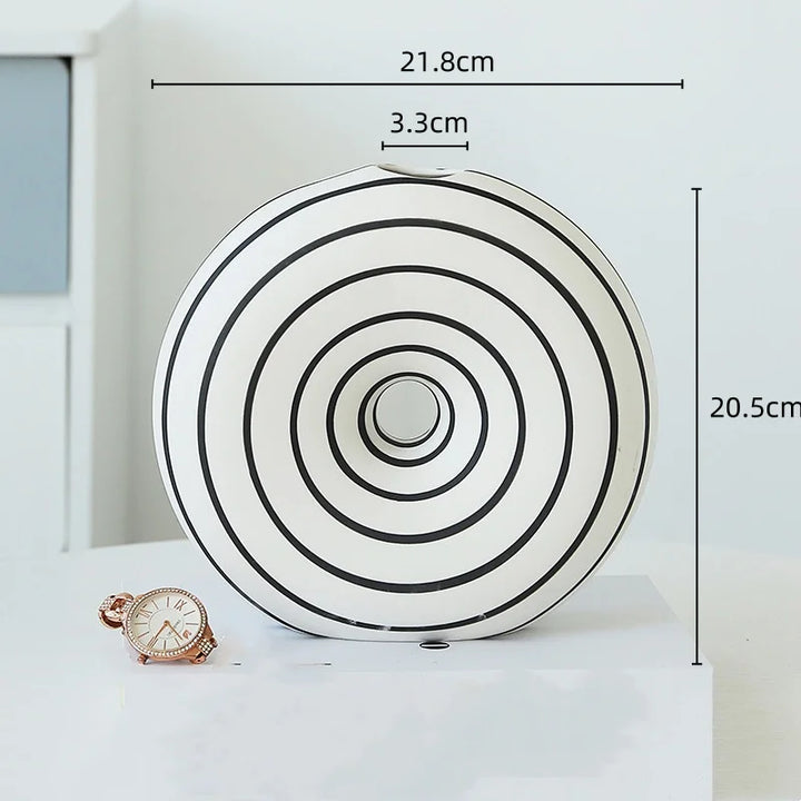 Vase Soliflore Pampa Blanc Zèbre