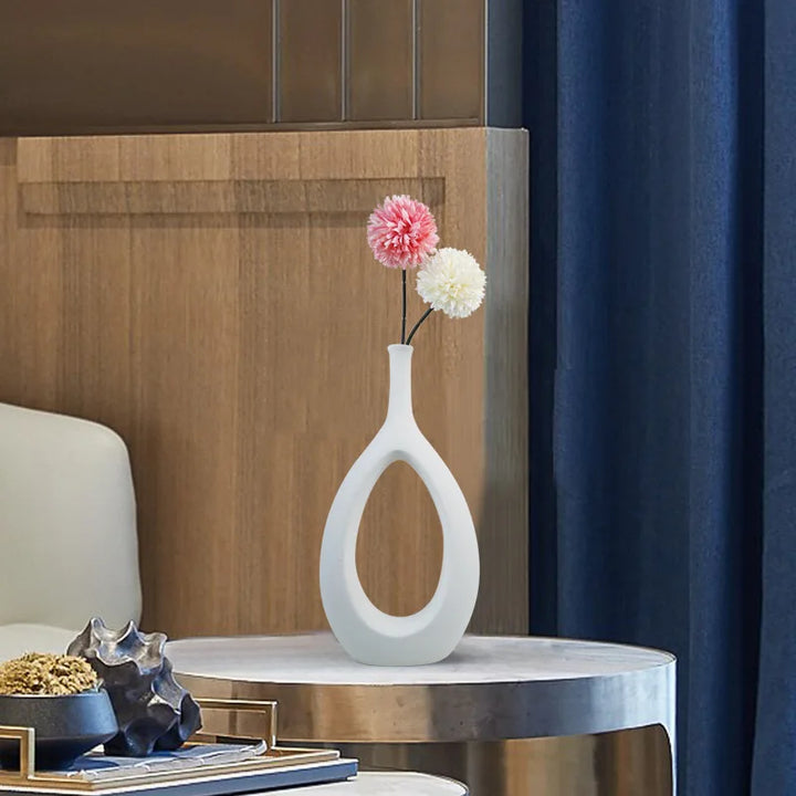 Vase Creux en Céramique | Design Scandinave et Art Moderne