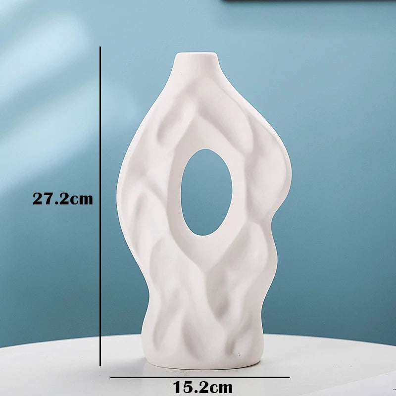 Vase à Fleurs en Céramique Design et Moderne
