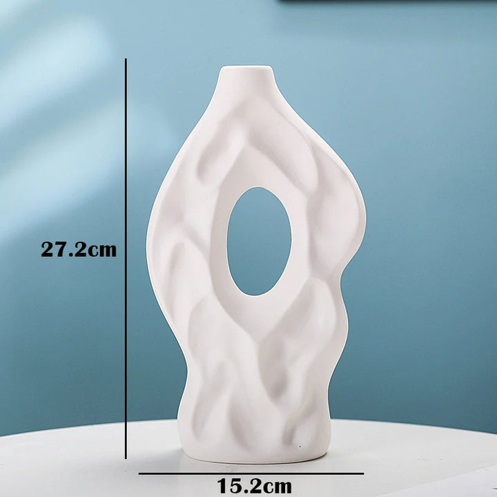 Vase à Fleurs en Céramique Design et Moderne
