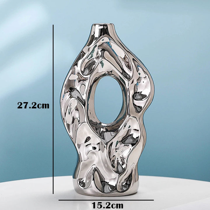 Vase à Fleurs en Céramique Design et Moderne