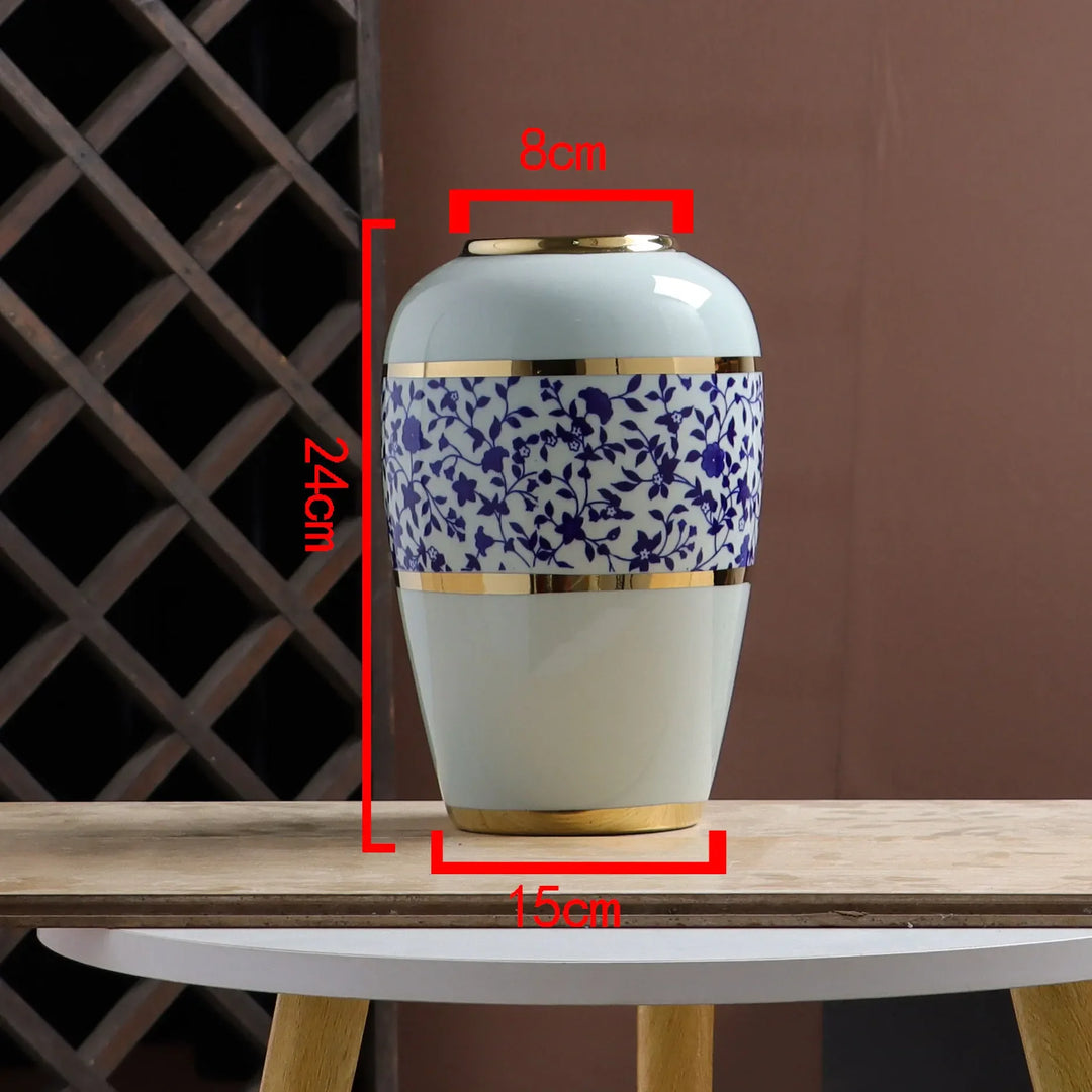 Grand Vase à Poser au Sol Blanc Luxueux | Moderne et Décoratif