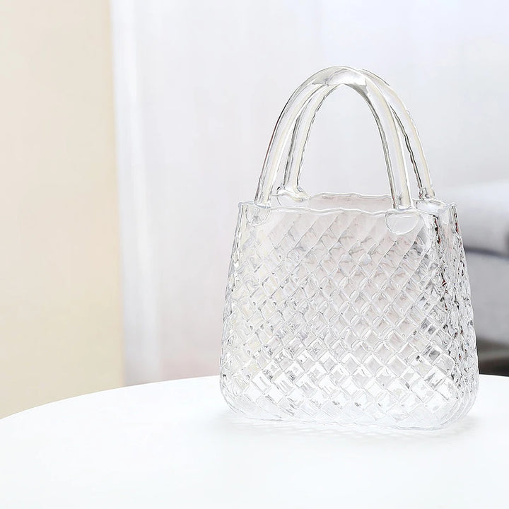 Vase à Fleurs en Verre Scandinave | Design Élégant, Décoratif et Original