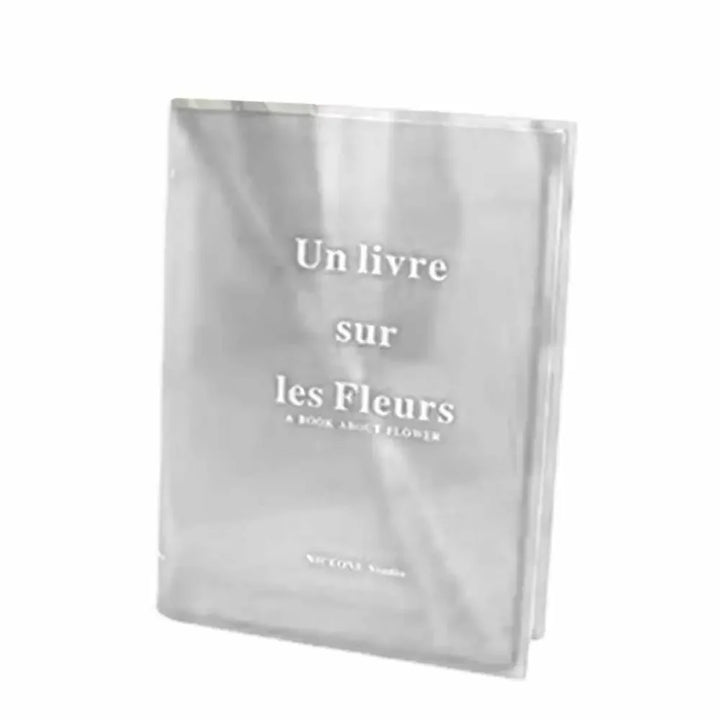 Vase à Fleurs en Forme de Livre Transparent | Design Moderne en Acrylique