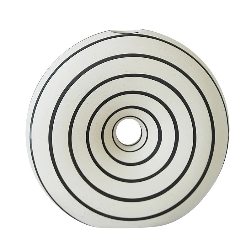 Vase Soliflore Pampa Blanc Zèbre