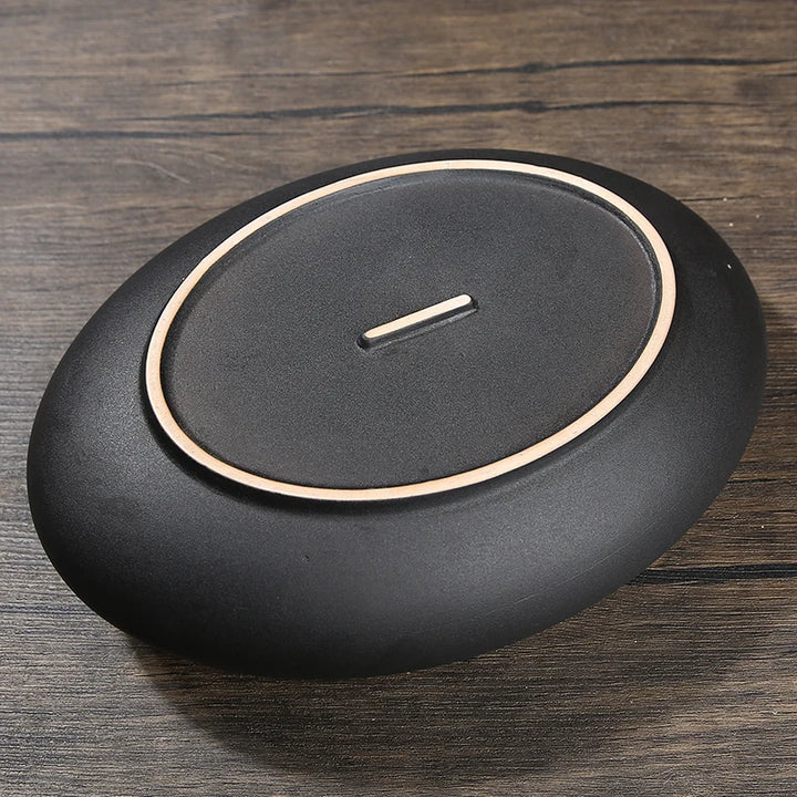 Vase à Fleurs Chinois Noir | Céramique Élégante