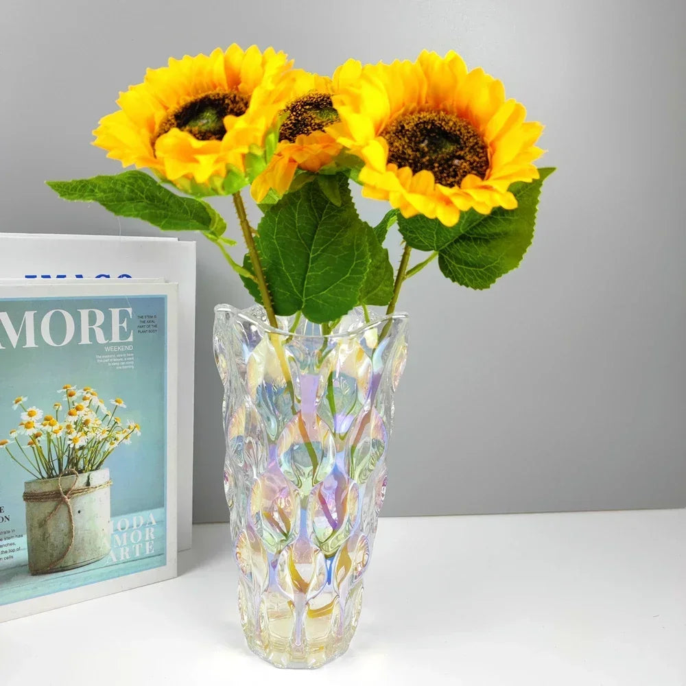 Vase en Verre Bohème | Design Cristal Ondulé