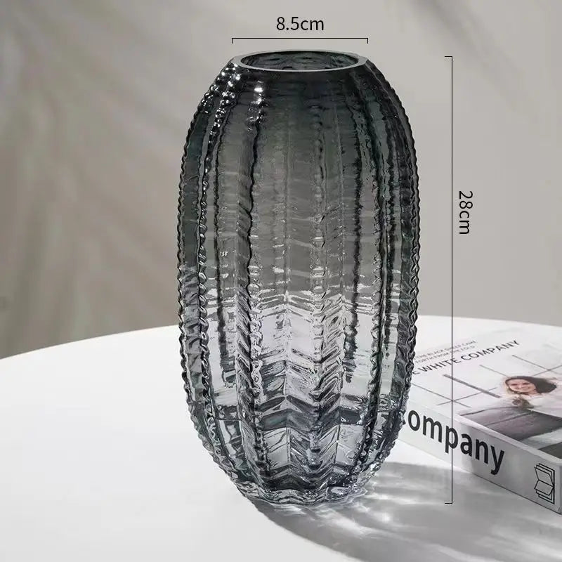 Vase en Verre Haut de Gamme | Éclat Luxueux et Design Moderne