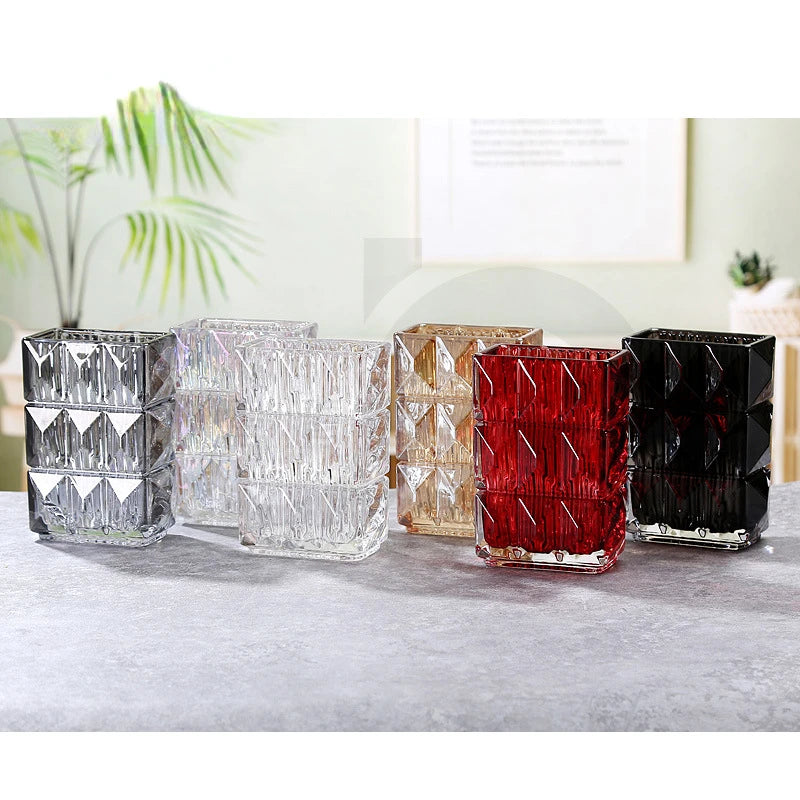 Vase en Verre Élégant | Design Artistique Décoratif et Moderne