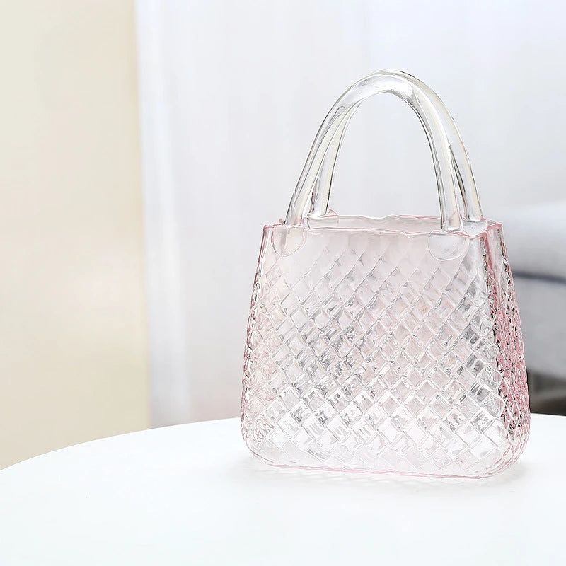 Vase à Fleurs en Verre Scandinave | Design Élégant, Décoratif et Original