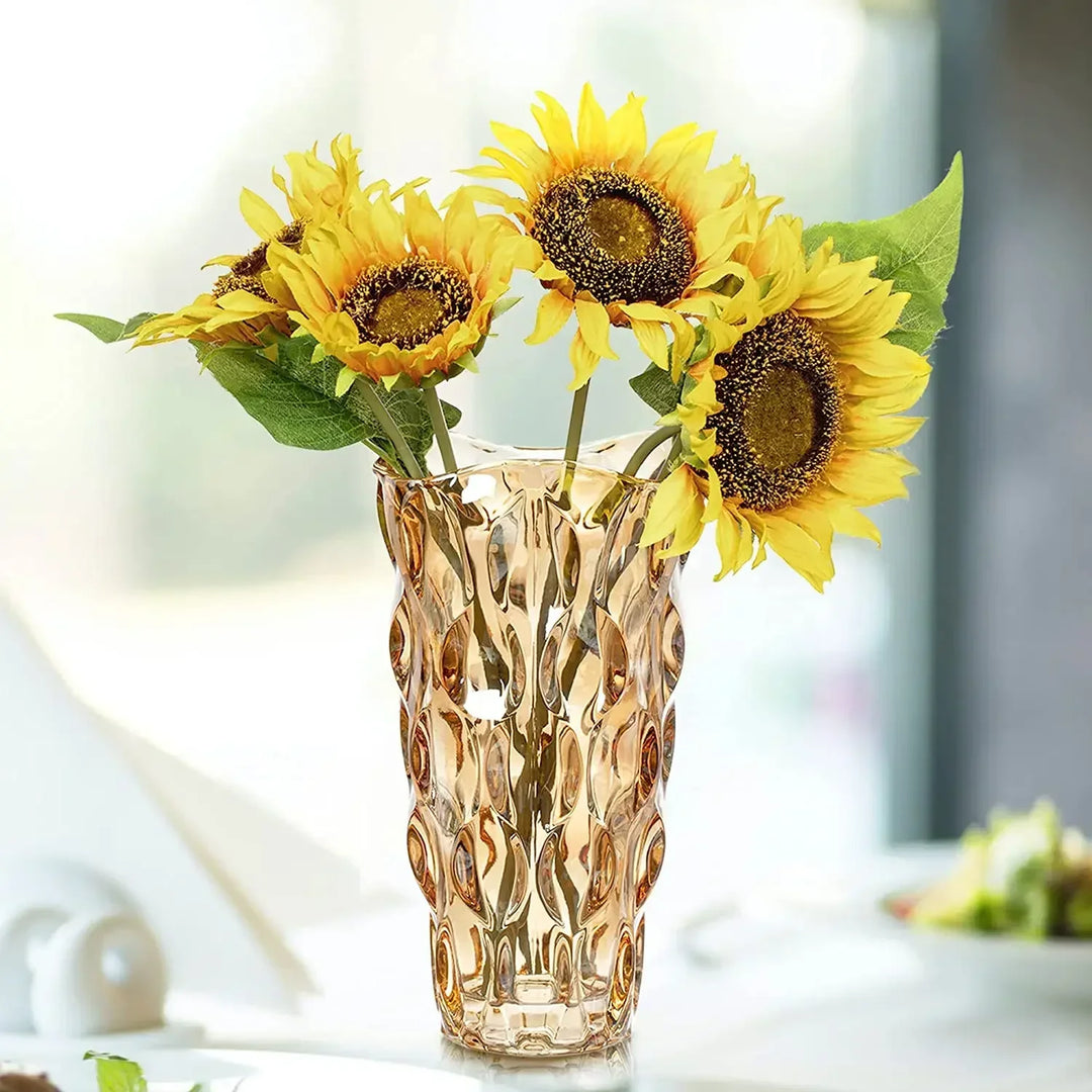 Vase en Verre Bohème | Design Cristal Ondulé