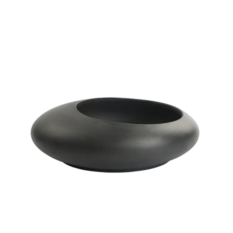 Vase à Fleurs Chinois Noir | Céramique Élégante