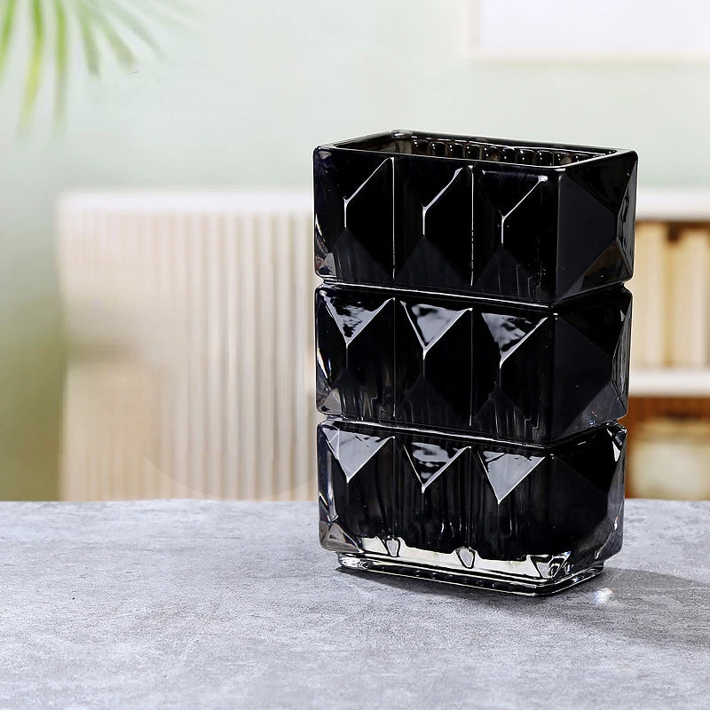 Vase en Verre Élégant | Design Artistique Décoratif et Moderne