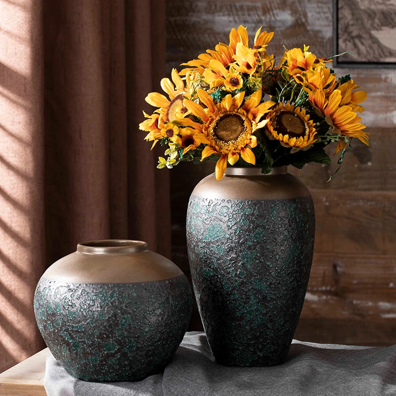 Grand Vase à Fleurs Chinois | Céramique de Luxe