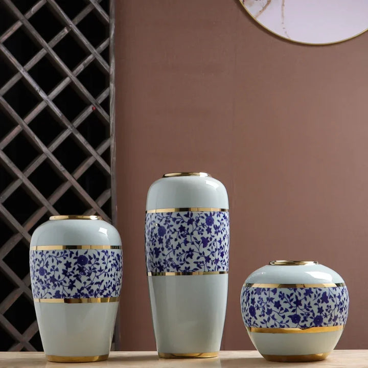 Grand Vase à Poser au Sol Blanc Luxueux | Moderne et Décoratif