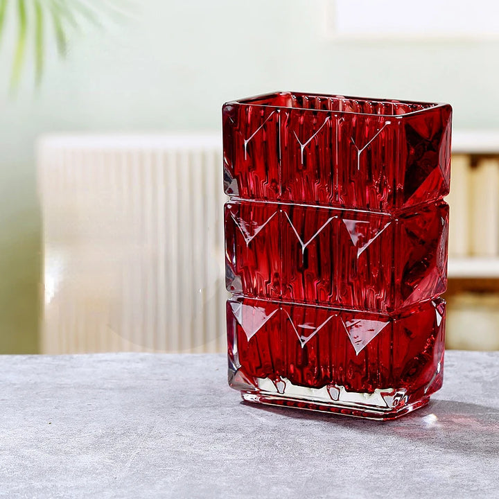 Vase en Verre Élégant | Design Artistique Décoratif et Moderne