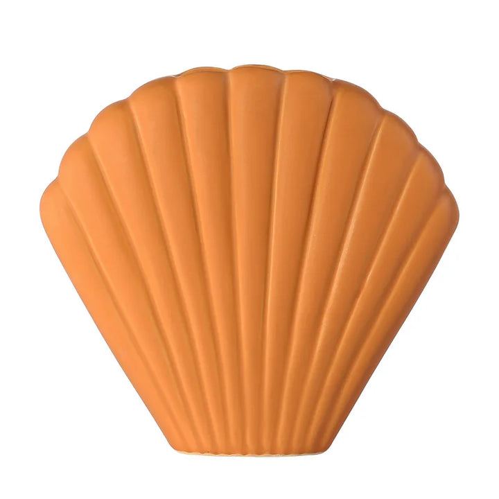 Vase à Fleurs Coquillage Décoratif | Céramique Moderne et Minimaliste