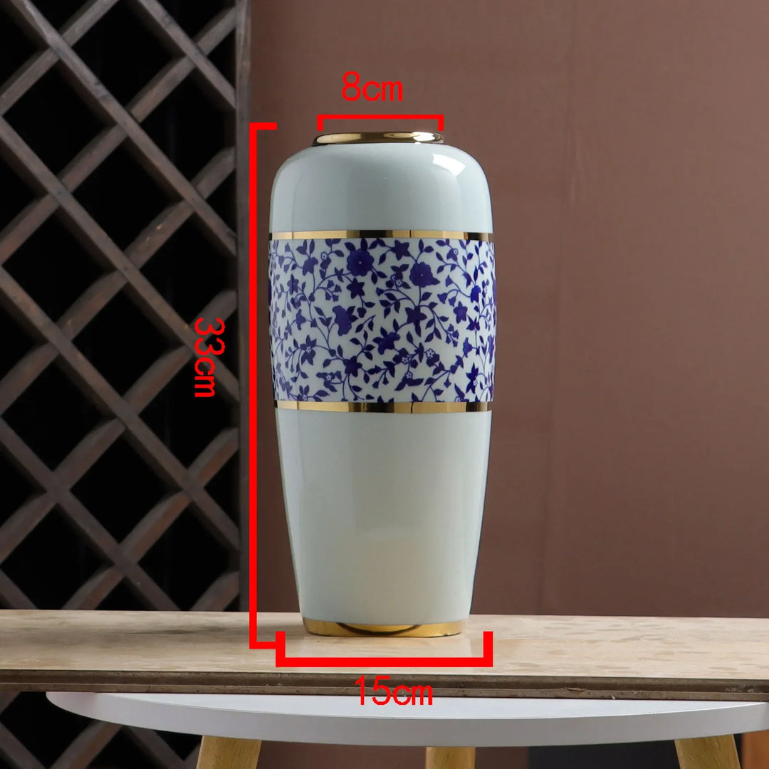 Grand Vase à Poser au Sol Blanc Luxueux | Moderne et Décoratif