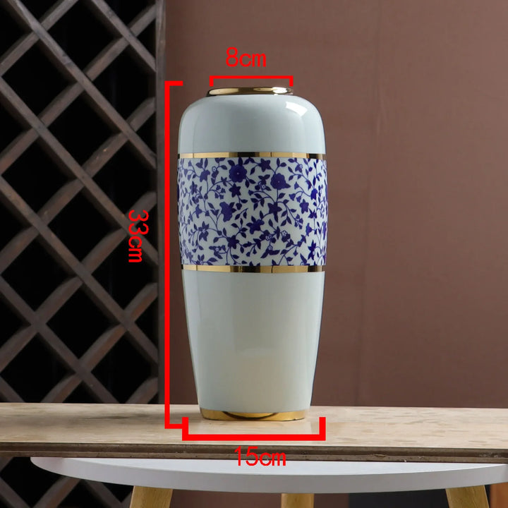 Grand Vase à Poser au Sol Blanc Luxueux | Moderne et Décoratif