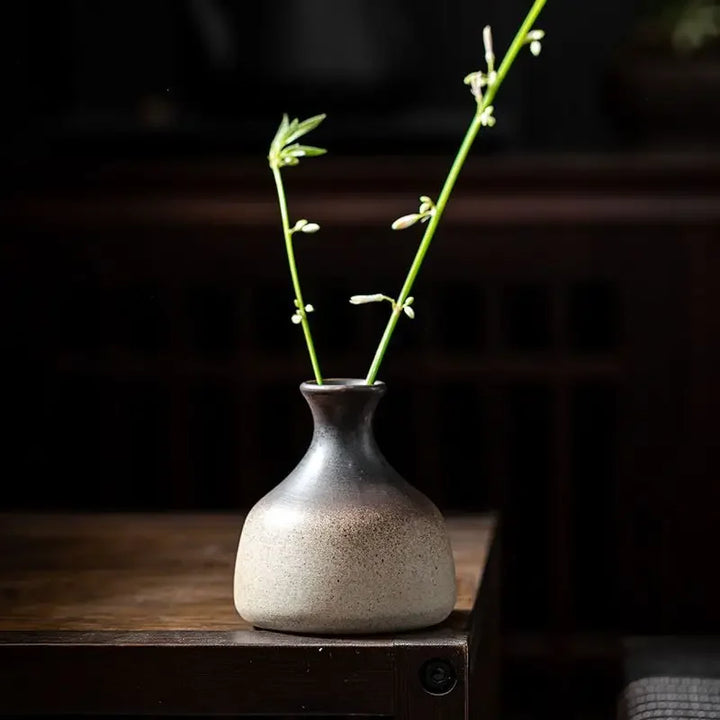 Petit Vase à Fleurs Traditionnel Chinois | Style Rétro Décoratif