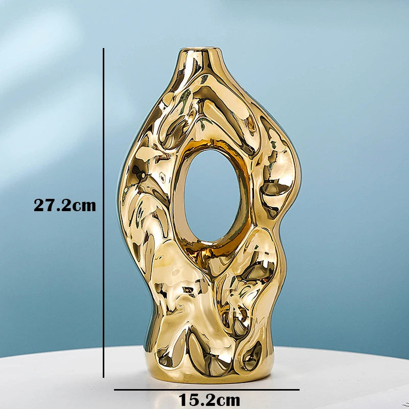 Vase à Fleurs en Céramique Design et Moderne