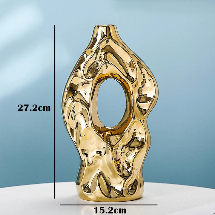 Vase à Fleurs en Céramique Design et Moderne