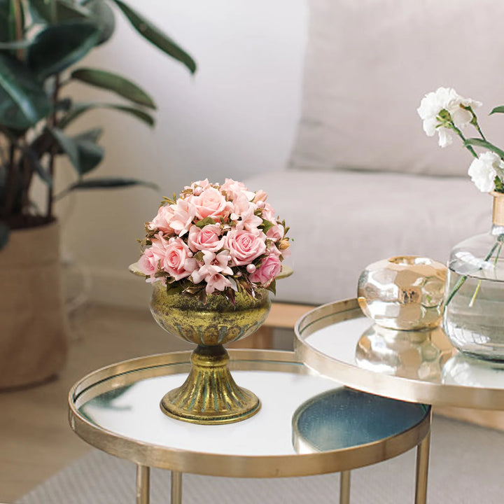 Vase Médicis Petit Format | Style Baroque Antique | Métal 3 Coloris
