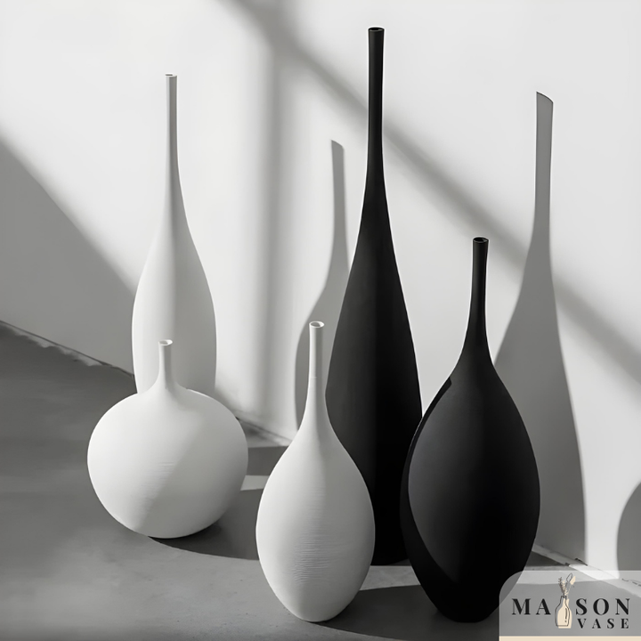 Vase en Céramique Minimaliste | Design Moderne Fait à la Main