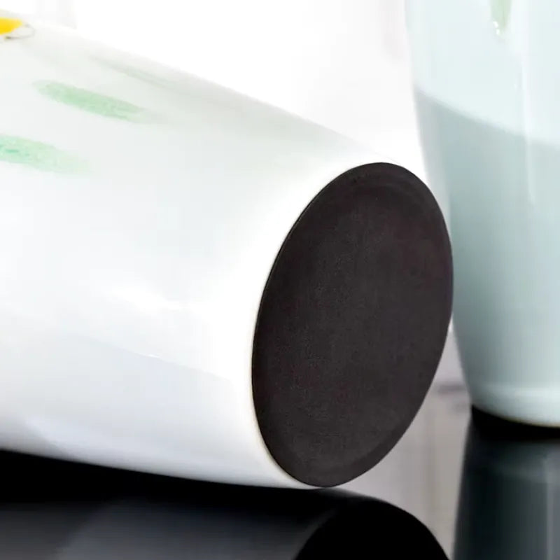 Grand Vase à Fleurs Blanc au Style Européen | Décoratif, Moderne et Luxueux - Maison Vase