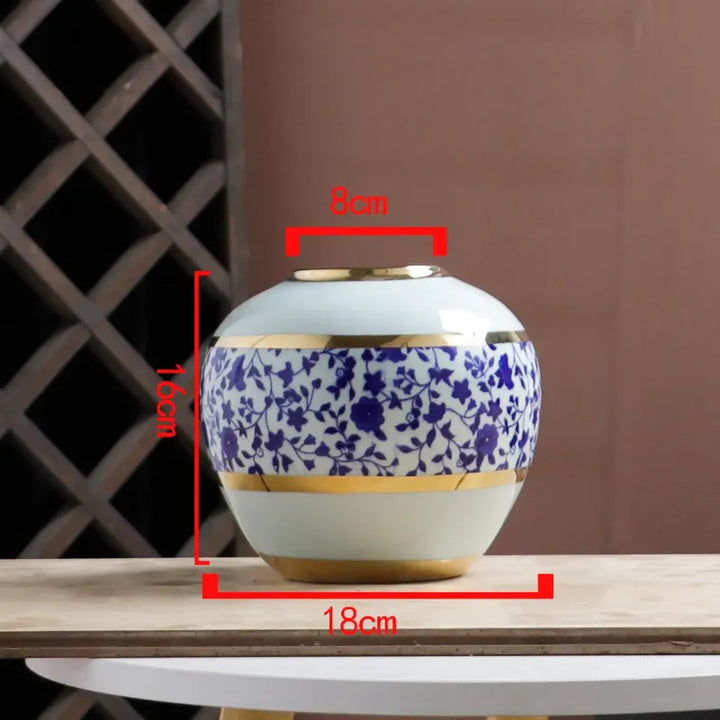 Grand Vase à Poser au Sol Blanc Luxueux | Moderne et Décoratif - Maison Vase
