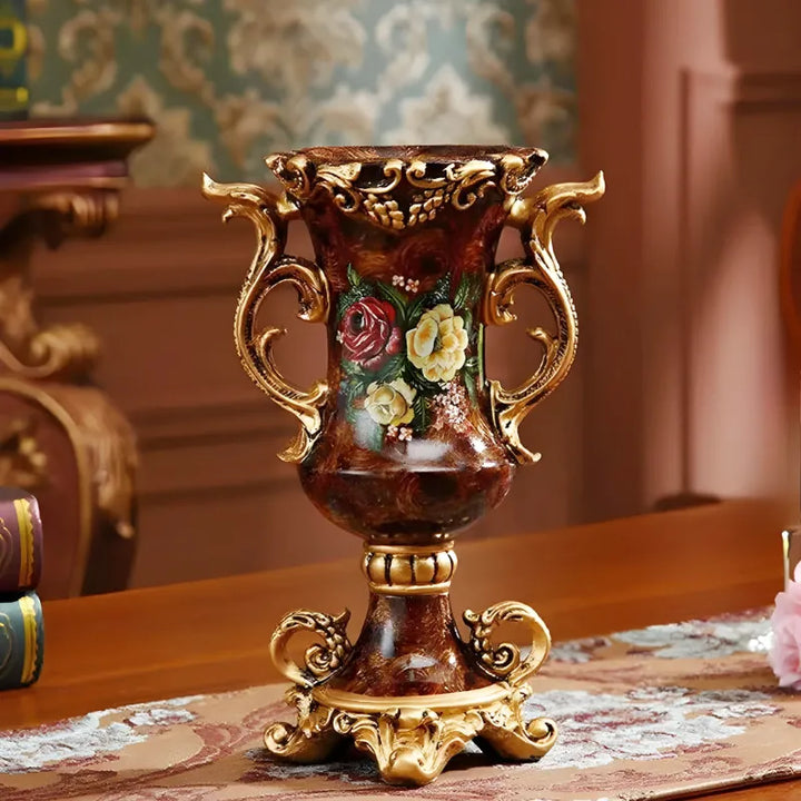 Grand Vase Décoratif Antique Grec | Effet Sculpté en Résine - Maison Vase