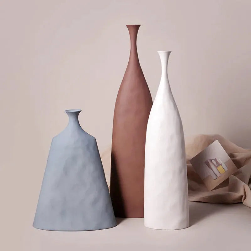 Grand Vase Géométrique | Moderne Minismaliste et Décoratif - Maison Vase